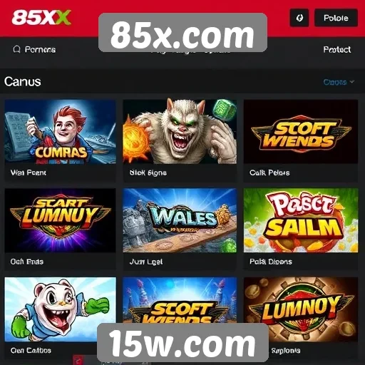 Análise das opções de jogos disponíveis em 85x.com