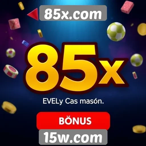 Promoções e bônus disponíveis no site 85x.com